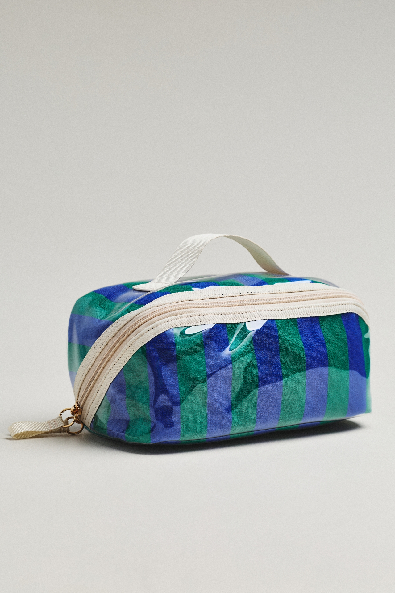 By Anthropologie Coated Terry Cosmetic Bag