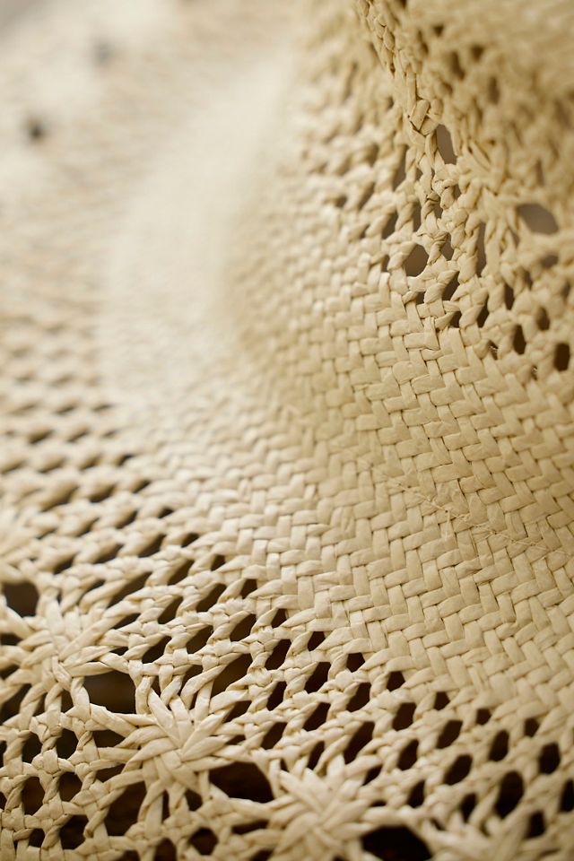 Woven Cotton Crown Hat #1