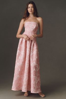 Elliatt Marlene Asymmetric Strapless Maxi Dress