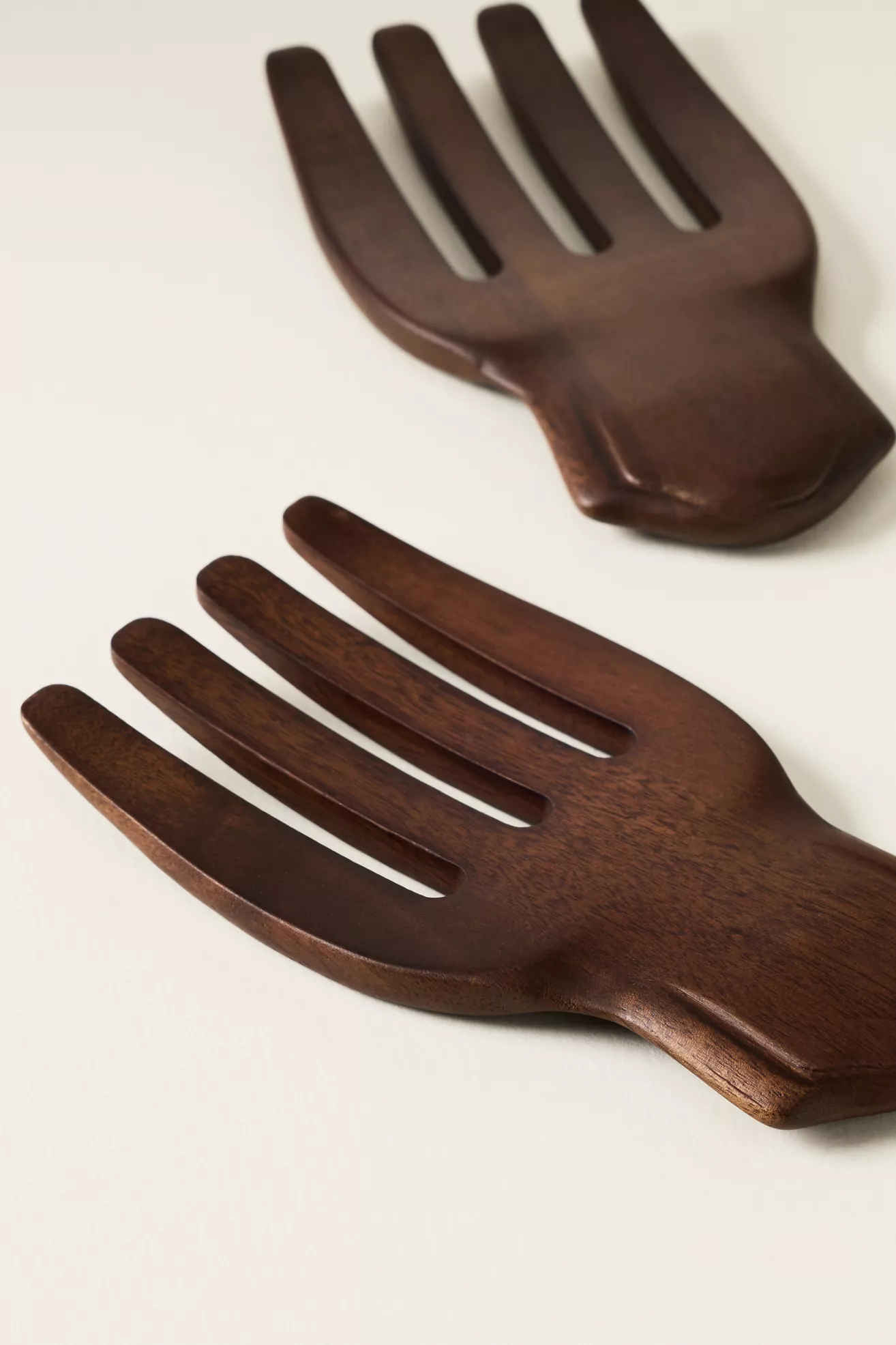 Romie Acacia Wood Salad Hands - thumbnail 3