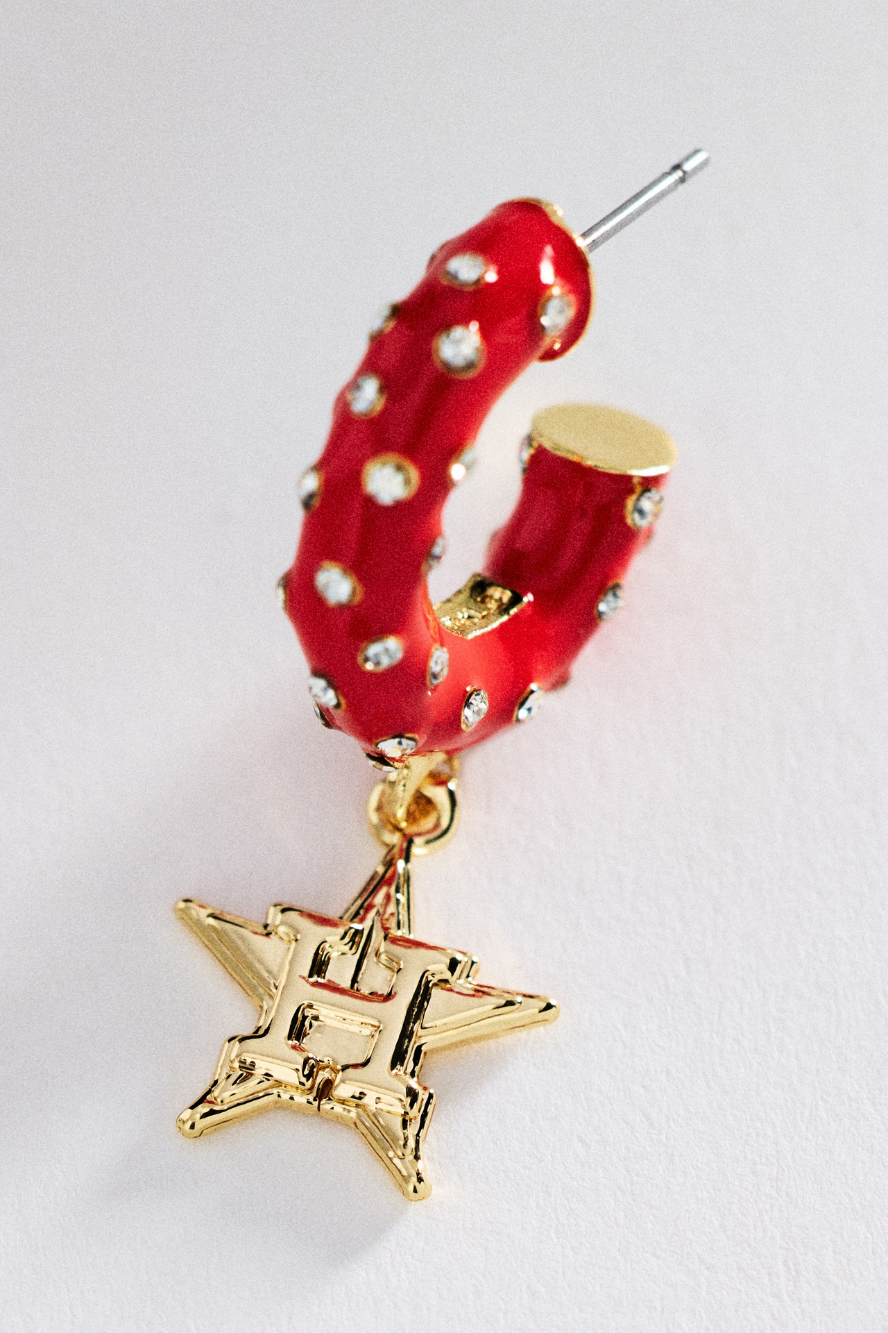 BaubleBar MLB Enamel Hoop Earrings