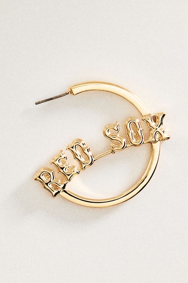 BaubleBar MLB Wordmark Hoop Earrings #1
