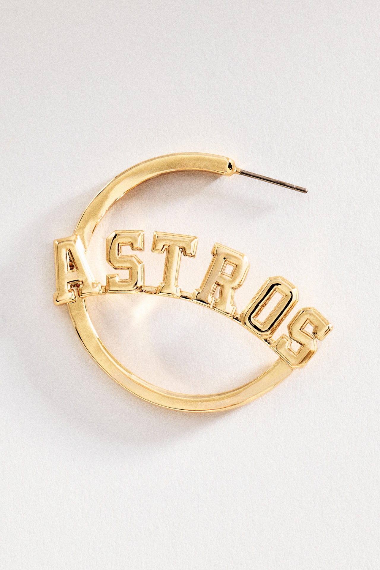 BaubleBar MLB Wordmark Hoop Earrings