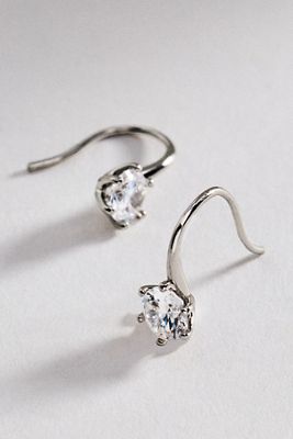 By Anthropologie Crystal French Hook Earrings