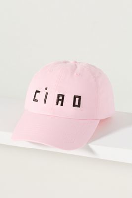 Clare V. Ciao 100% Cotton Baseball Cap