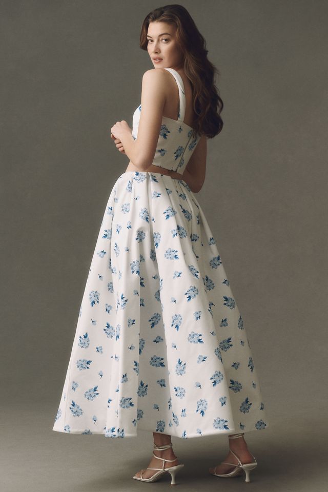 LEO LIN Victoria Cotton Puff Maxi Skirt #2