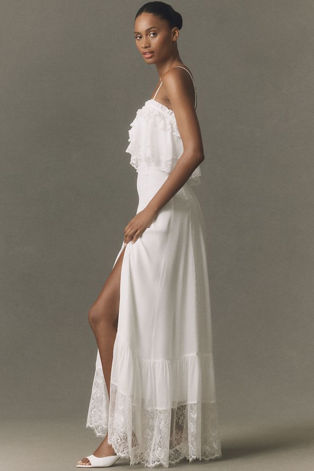 BHLDN Lace-Trim Maxi Dress #3