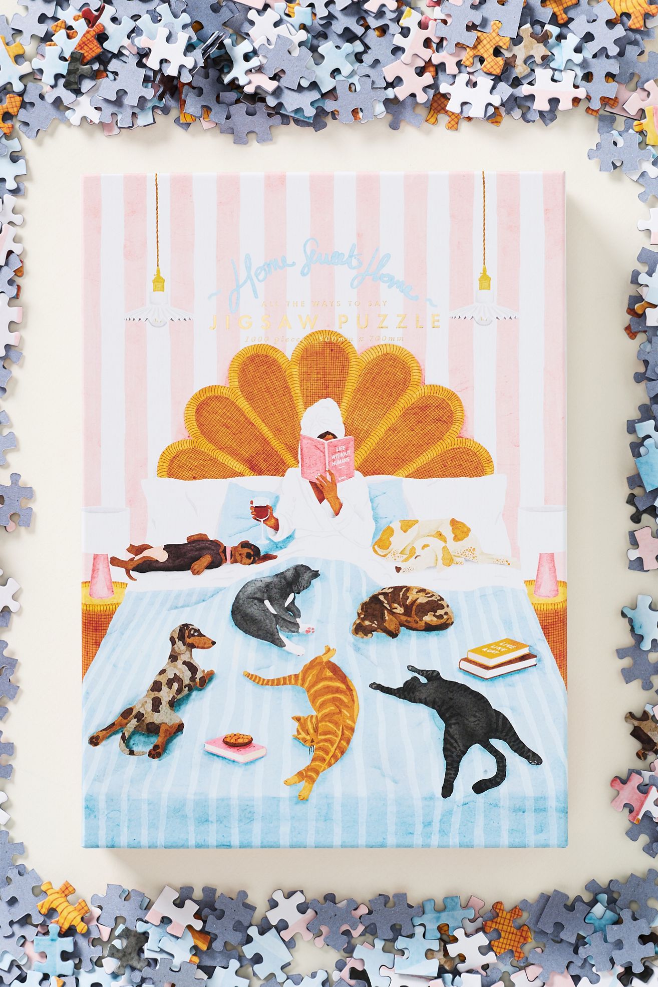 All The Ways To Say 1000-Piece Puzzle - Animals Lounge, One Size