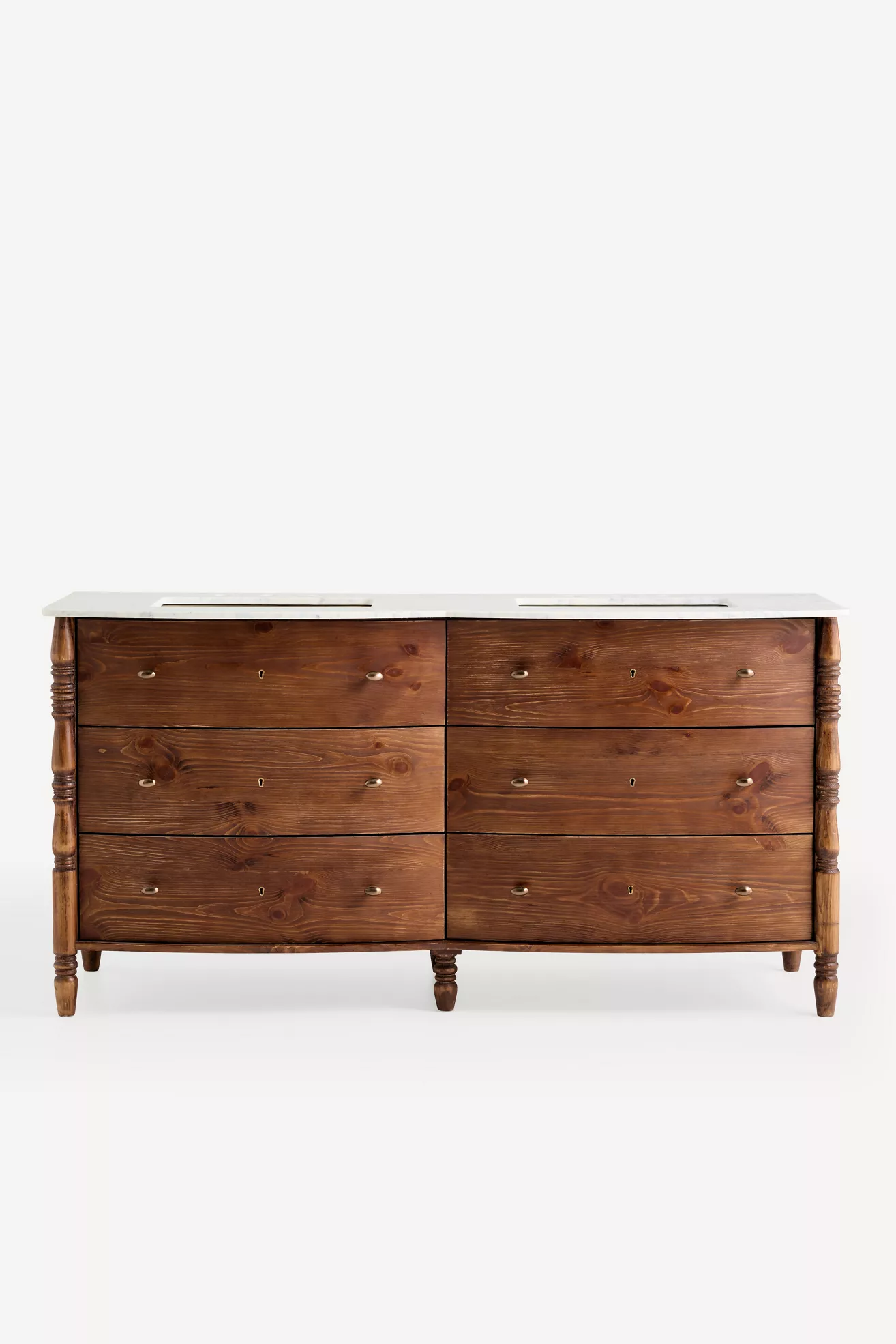 Spindle Double Bathroom Vanity - thumbnail 5
