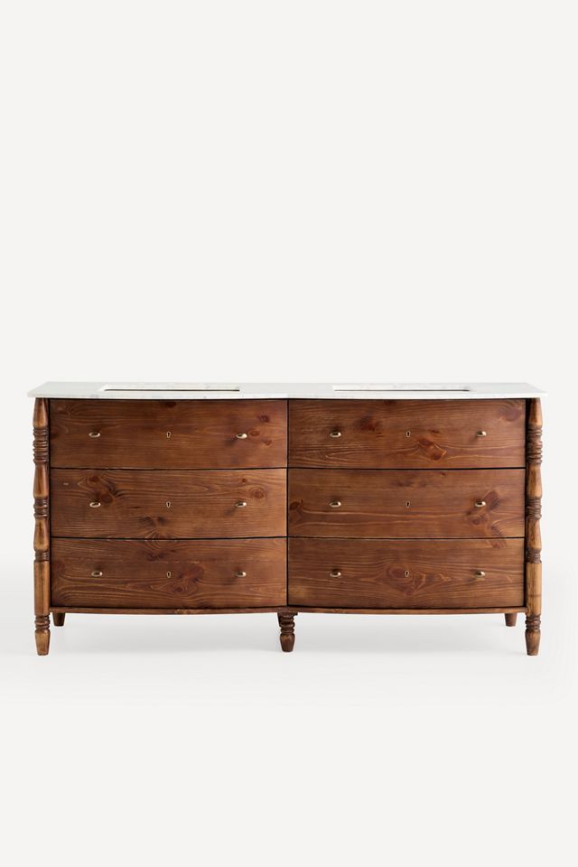 Spindle Double Bathroom Vanity #4