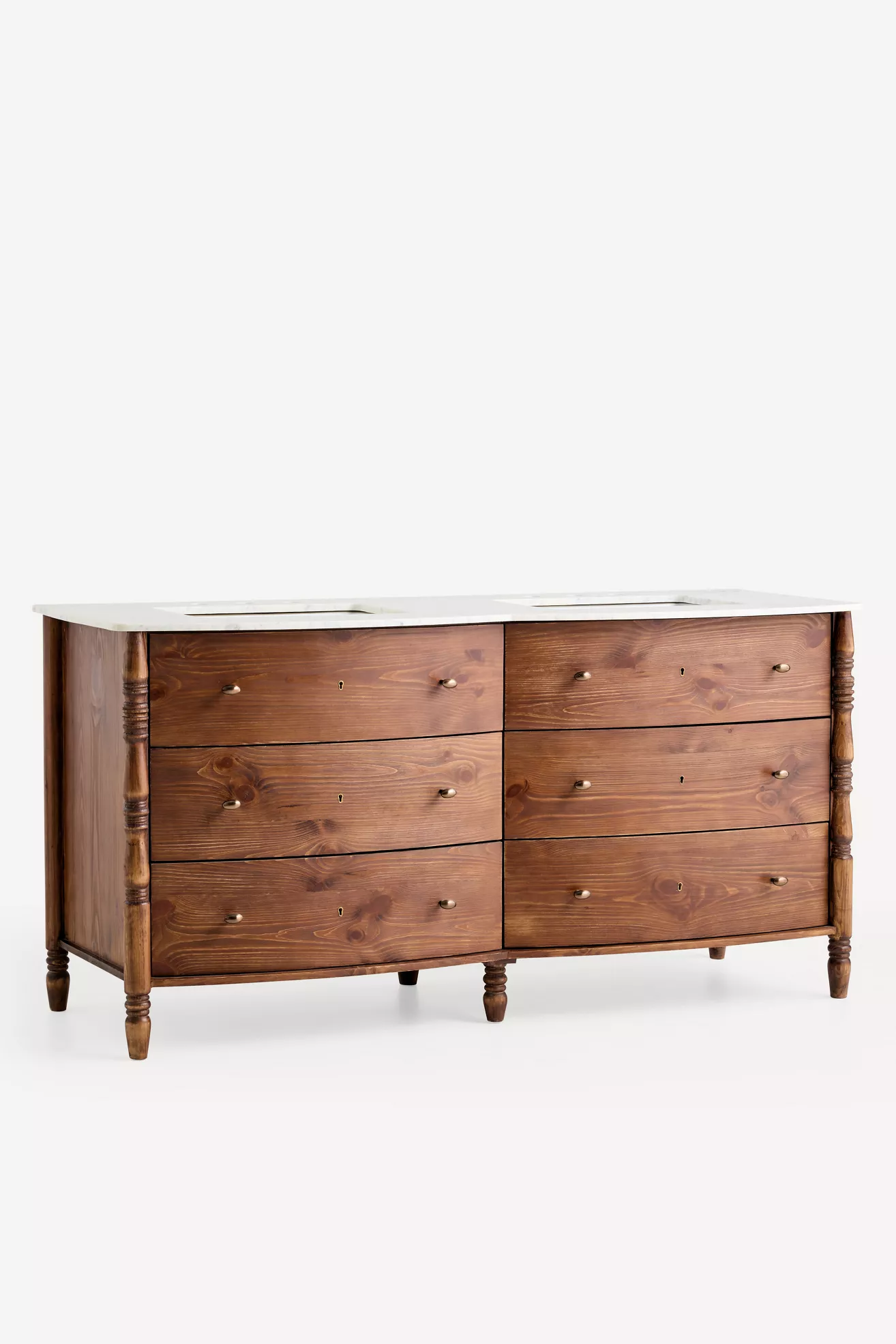Spindle Double Bathroom Vanity - thumbnail 6
