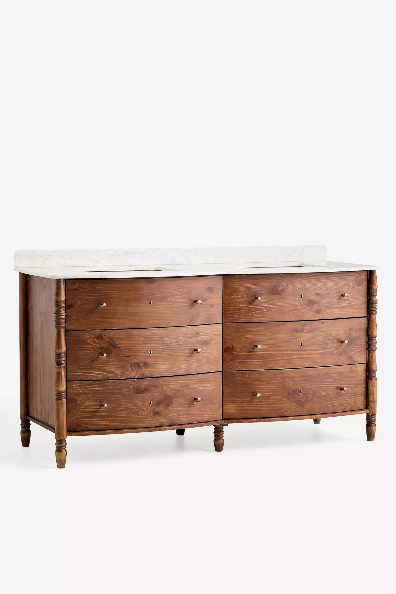 Spindle Double Bathroom Vanity - thumbnail 7