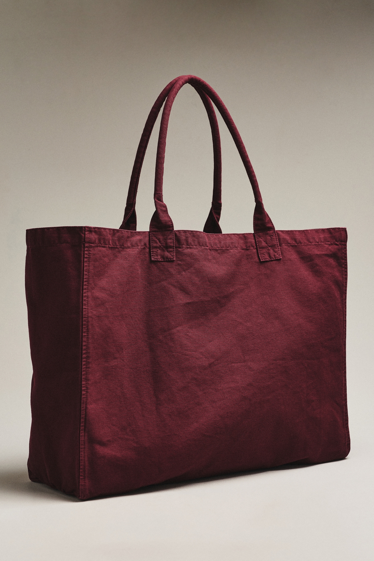 Anine Bing Leo Collegiate Canvas Tote Bag