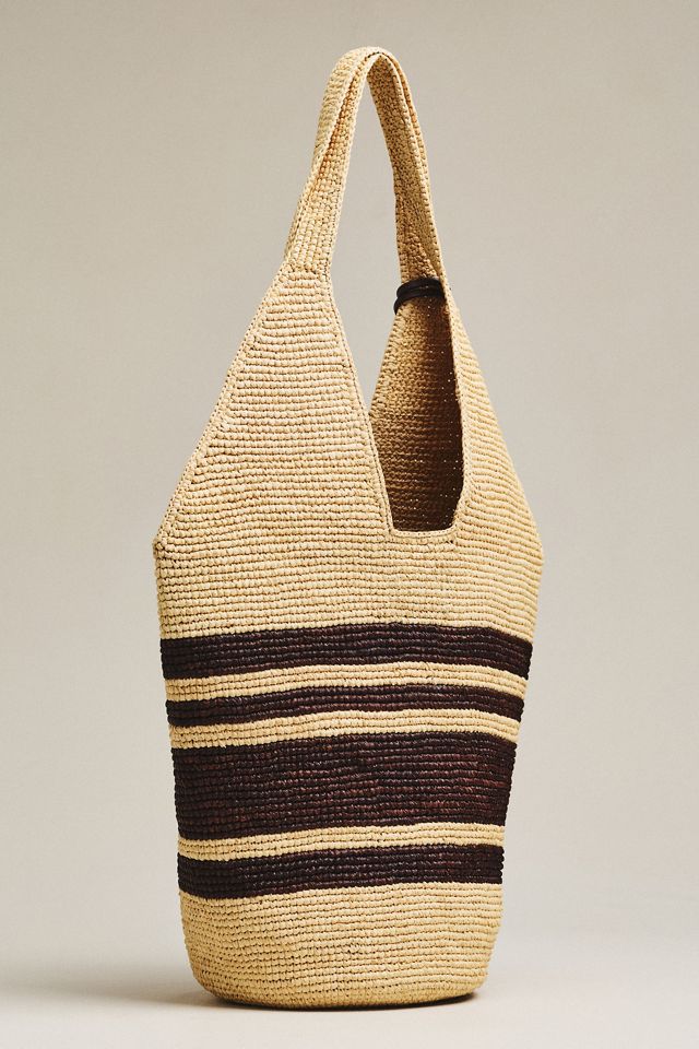 Anine Bing Leah Striped Hobo Bag #1