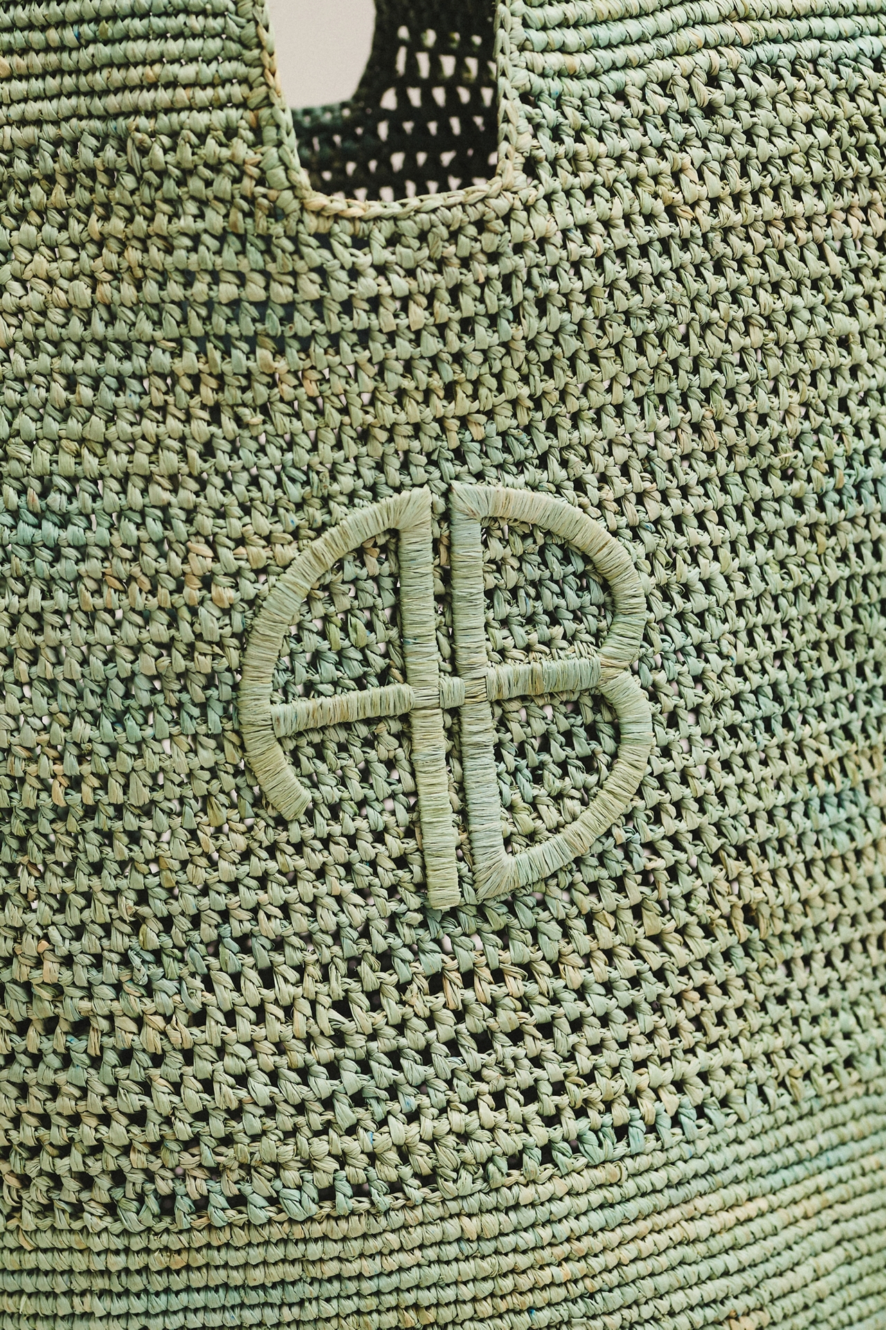 Anine Bing Leah Logo Hobo Bag