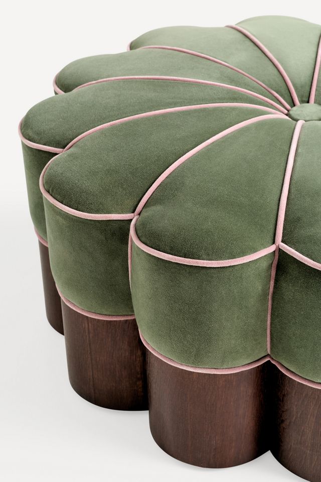 Merve Kahraman Floral Coffee Table Ottoman #1