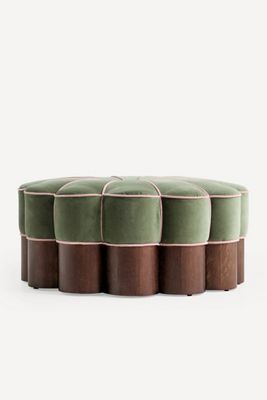 Merve Kahraman Floral Coffee Table Ottoman