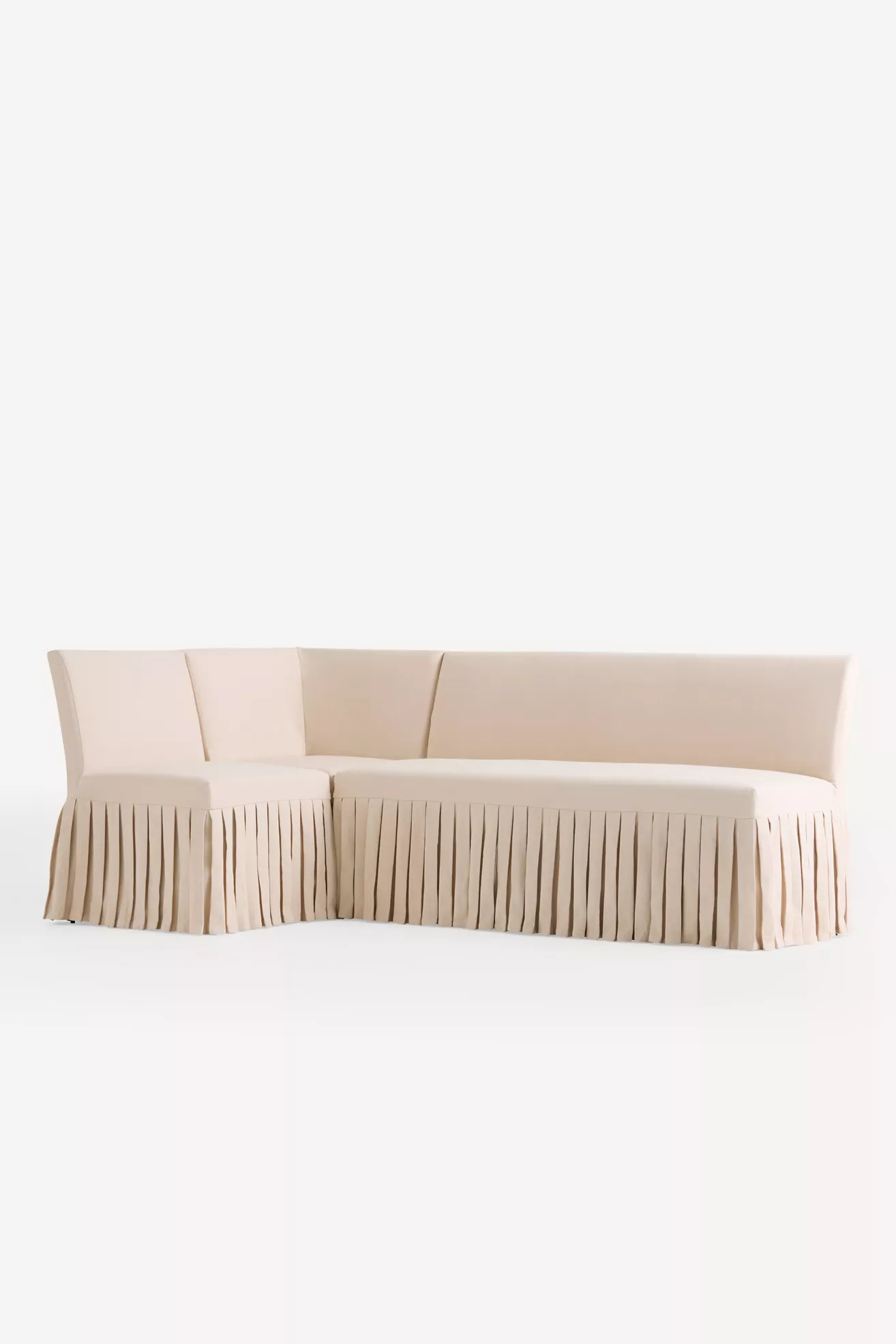 Layla Banquette Bench Ruffle Slipcover - thumbnail 4