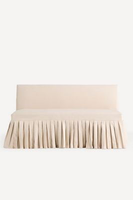 Layla Banquette Bench Ruffle Slipcover