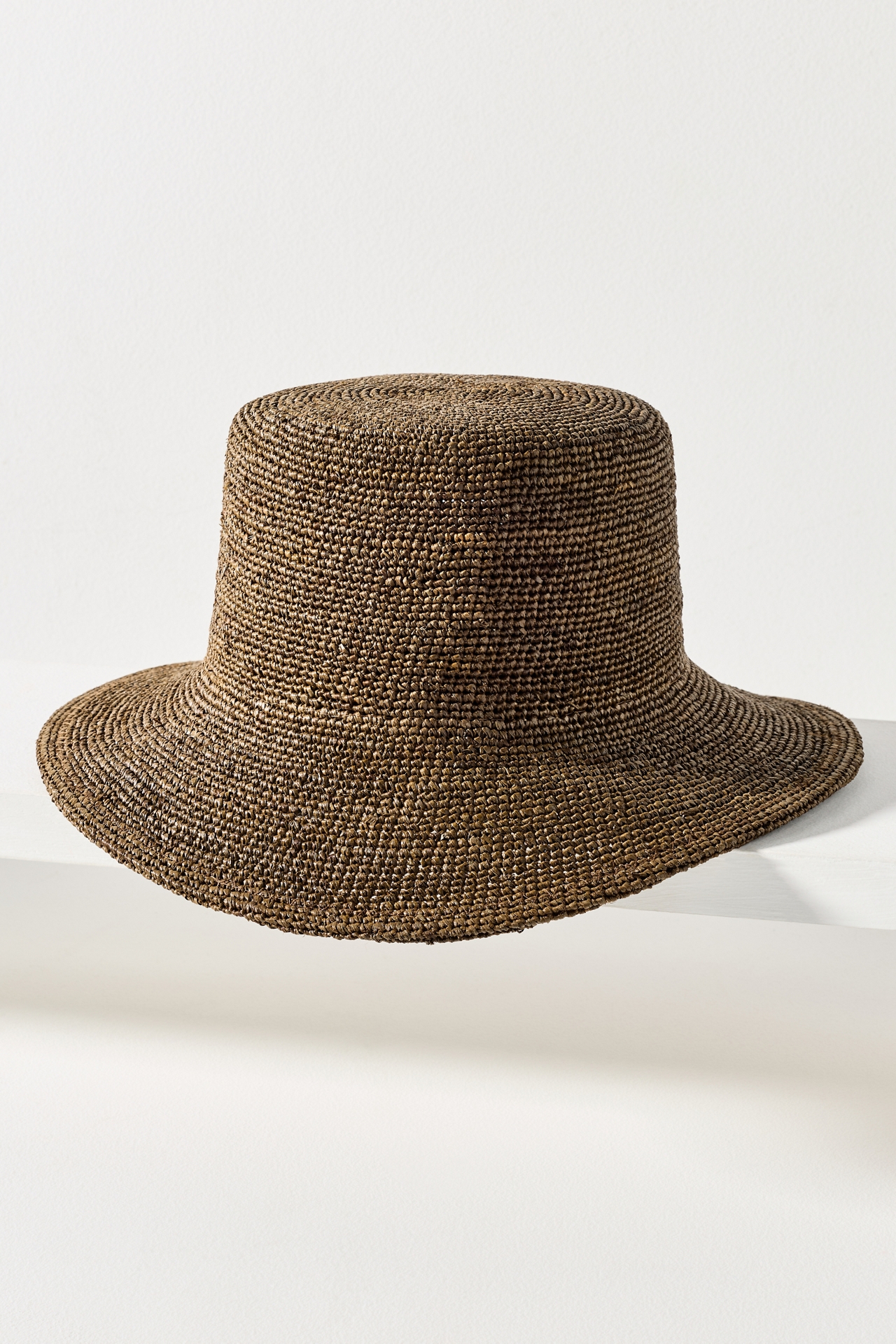 Wyeth Raffia Crochet Ties Bucket Hat
