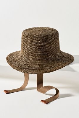 San Diego Hat Co. Fringe Bucket Hat | Anthropologie display picture 1