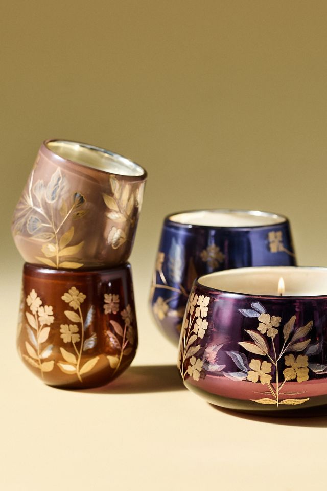 Fallen Leaves Honeycrisp & Oakwood Glass Candle #1