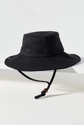 NEW! Anthropologie Wyeth Straw Bucket Hat in Black Nubby Bucket Hat | Anthropologie main image 2
