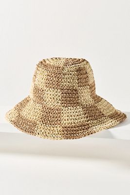 Wyeth Chrissy Gingham Bucket Hat | Anthropologie display picture 1