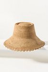 Wyeth Scalloped Straw Bucket Hat | Anthropologie display picture 3