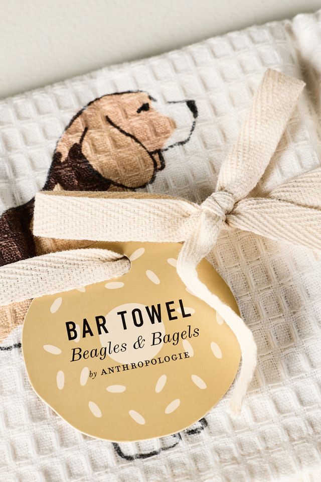 Beagles & Bagels Bar Towel #2