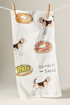 Beagles & Bagels Bar Towel