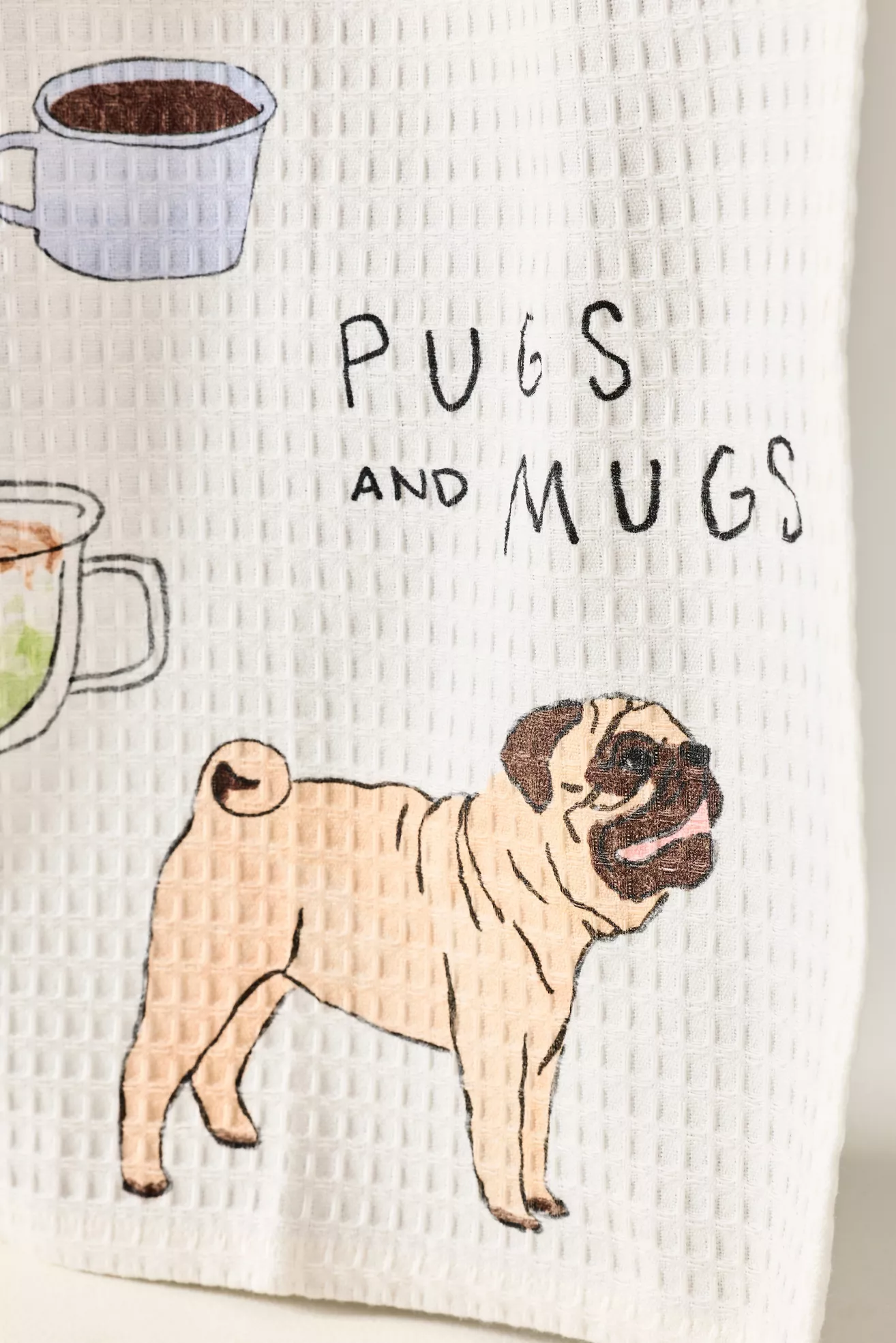 Pugs & Mugs Bar Towel - thumbnail 2