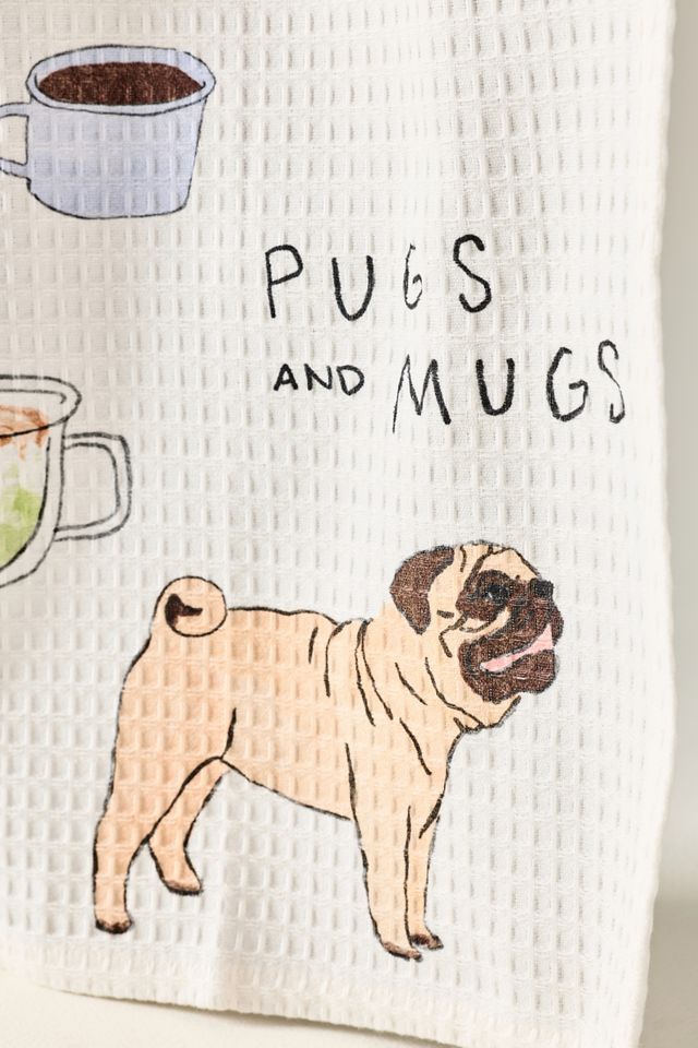 Pugs & Mugs Bar Towel #1