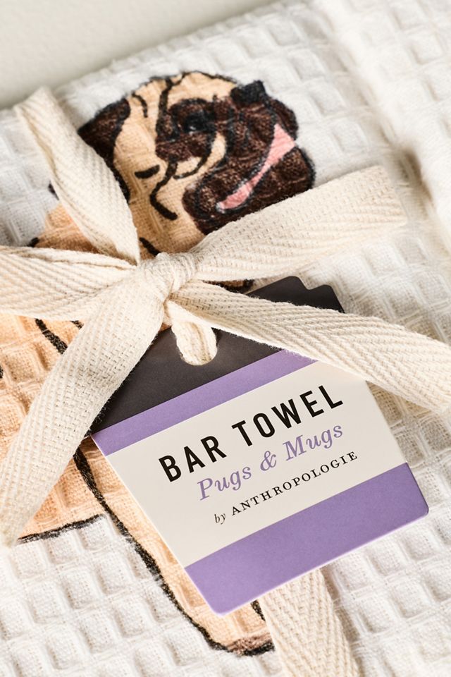 Pugs & Mugs Bar Towel #2