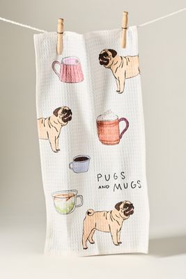 Pugs & Mugs Bar Towel