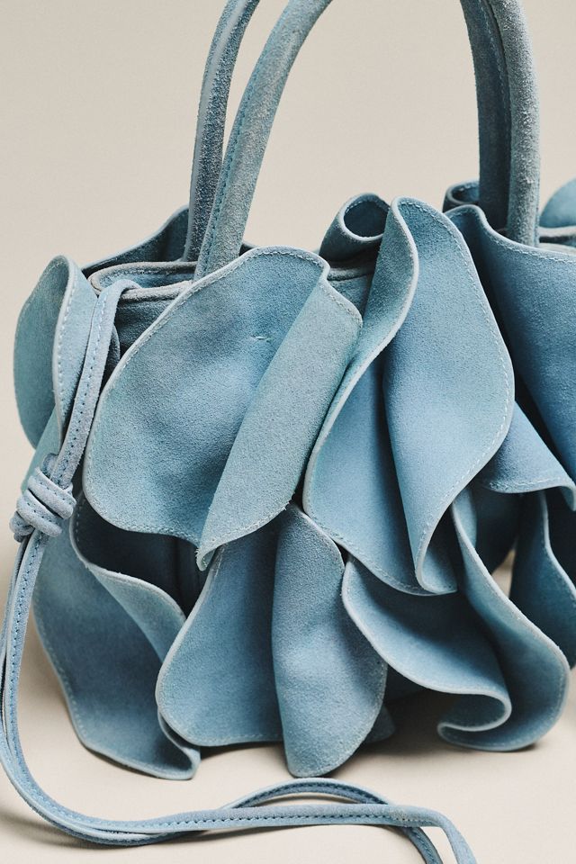 Farm Rio Suede Flower Handbag #2