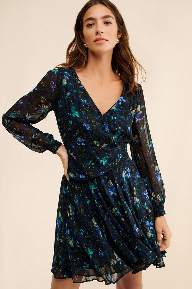 Ruched Floral Mini Dress #3