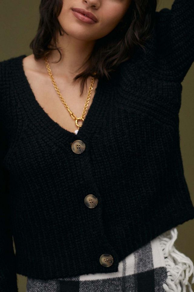 Current Air Puff-Sleeved Cardigan #2