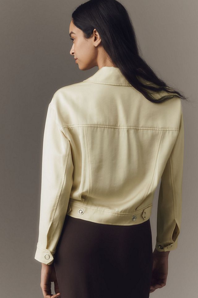 Satin Trucker Jacket #1