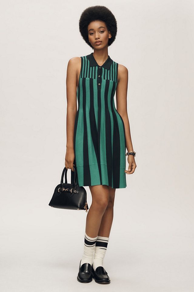 Maeve Sleeveless Knit Mini Swing Dress | Anthropologie