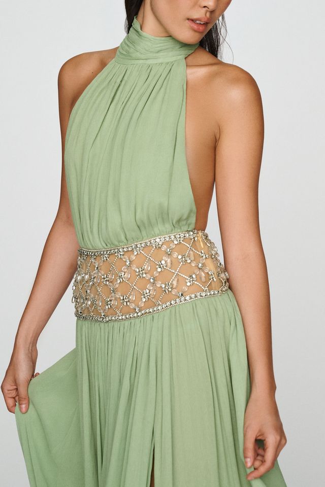 Retrofete Kreeli Beaded Maxi Dress #2