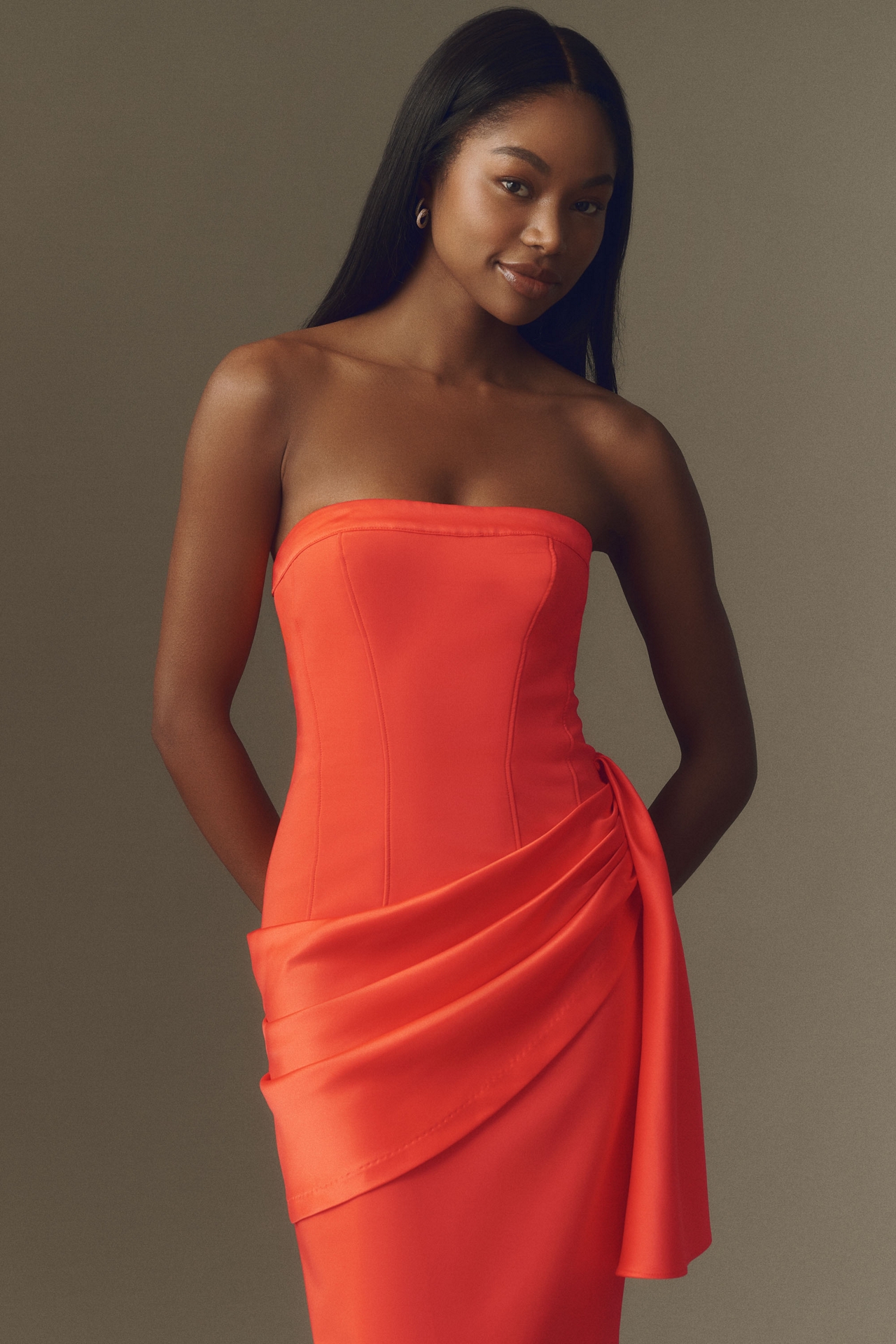 BHLDN Bustier Bombshell Maxi Dress