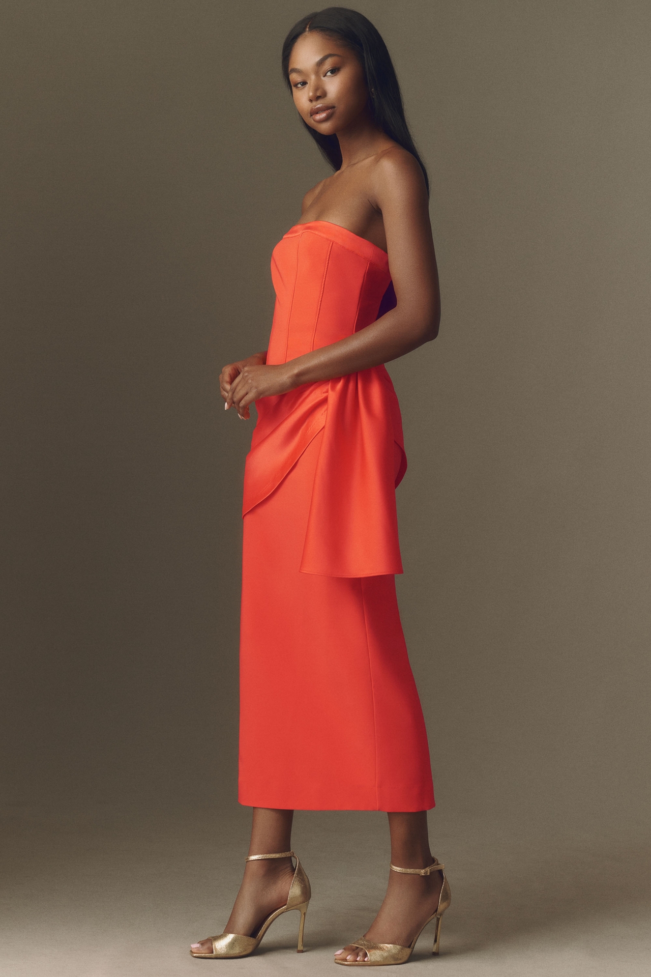 BHLDN Bustier Bombshell Maxi Dress