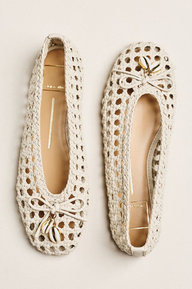 Dolce Vita Cason Charm Woven Ballet Flats #1