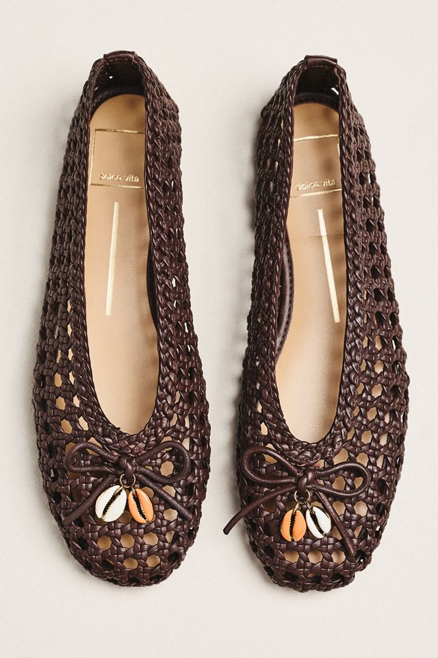 Dolce Vita Cason Charm Woven Ballet Flats #1