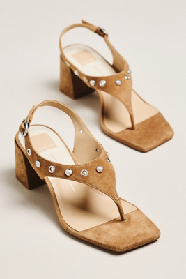 Yves Studded Block Heel Sandals