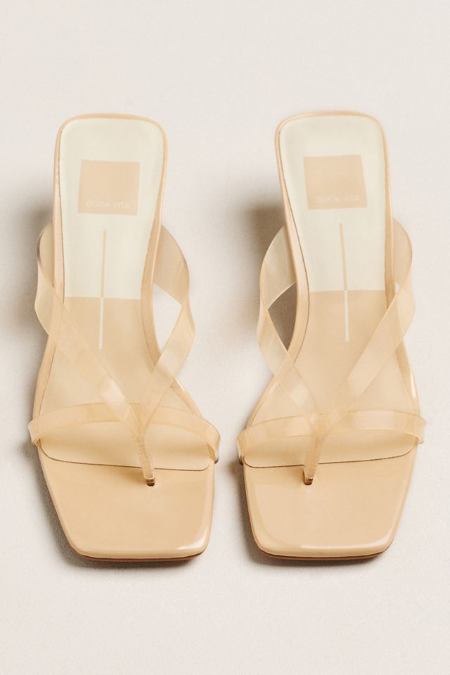 Dolce Vita Brevel Jelly Flip-Flop Heeled Sandals #1