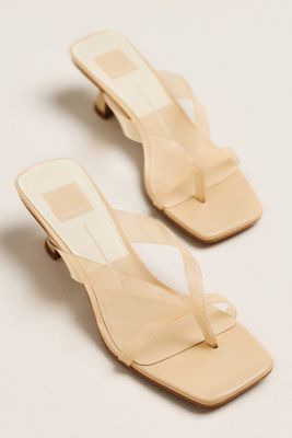 Dolce Vita Brevel Jelly Flip-Flop Heeled Sandals