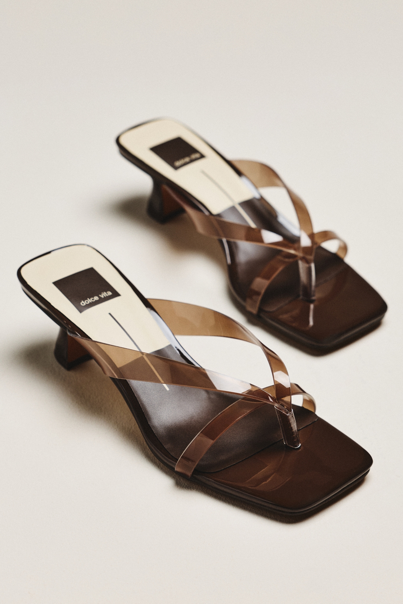 Dolce Vita Brevel Jelly Flip-Flop Heeled Sandals