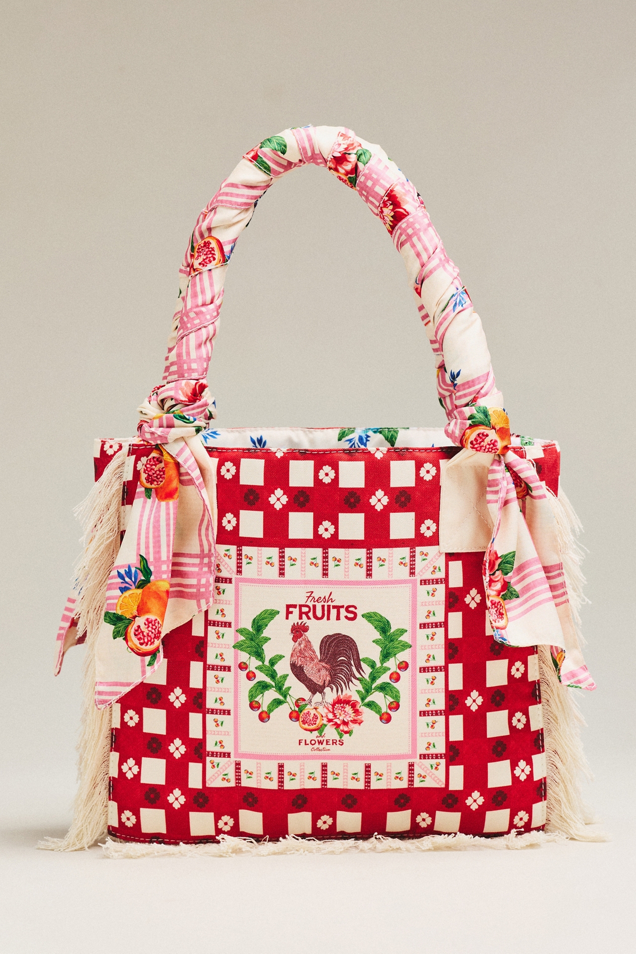 Agua Bendita Storm Mini Fringe Tote Bag